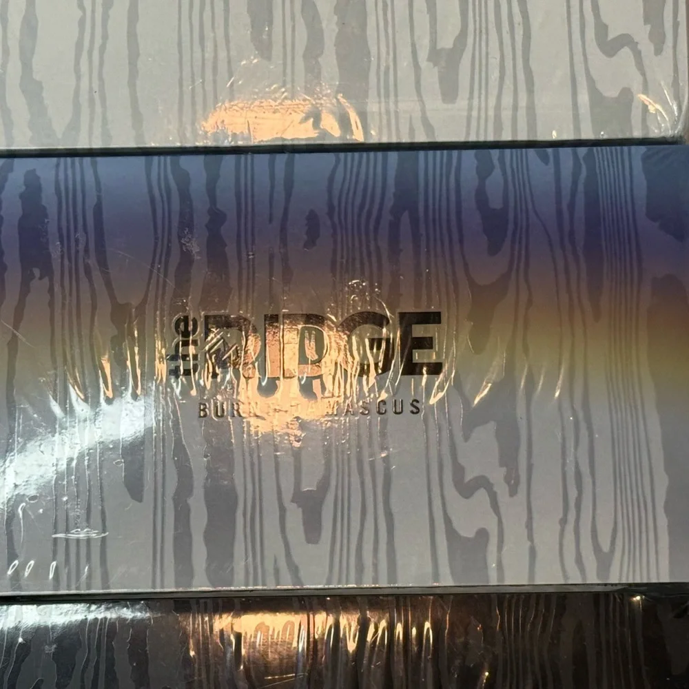 *SOLD*RIDGE Wallet Set - (3) DAMASCUS STEEL (STEEL, BURNT, BLACK) - Picture 8 of 12